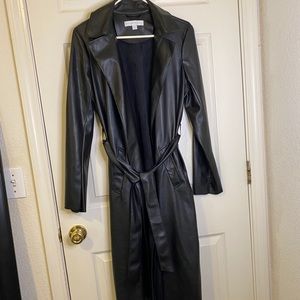 Leather Trench Coat